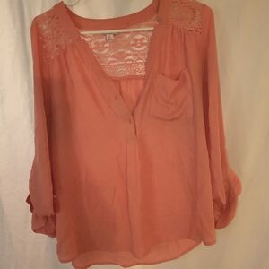 Candie's Long Sleeve Blouse Women's Large